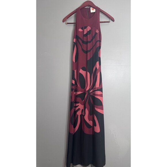 Farm Rio Halter Floral Print Maxi Dress XS - Picture 8 of 9